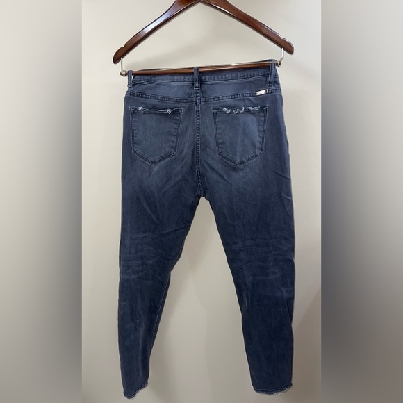 KanCan Jeans || Dark Grey • Style #KC7266GD •Ripped Distressed Ankles size 13/30 - Picture 4 of 12